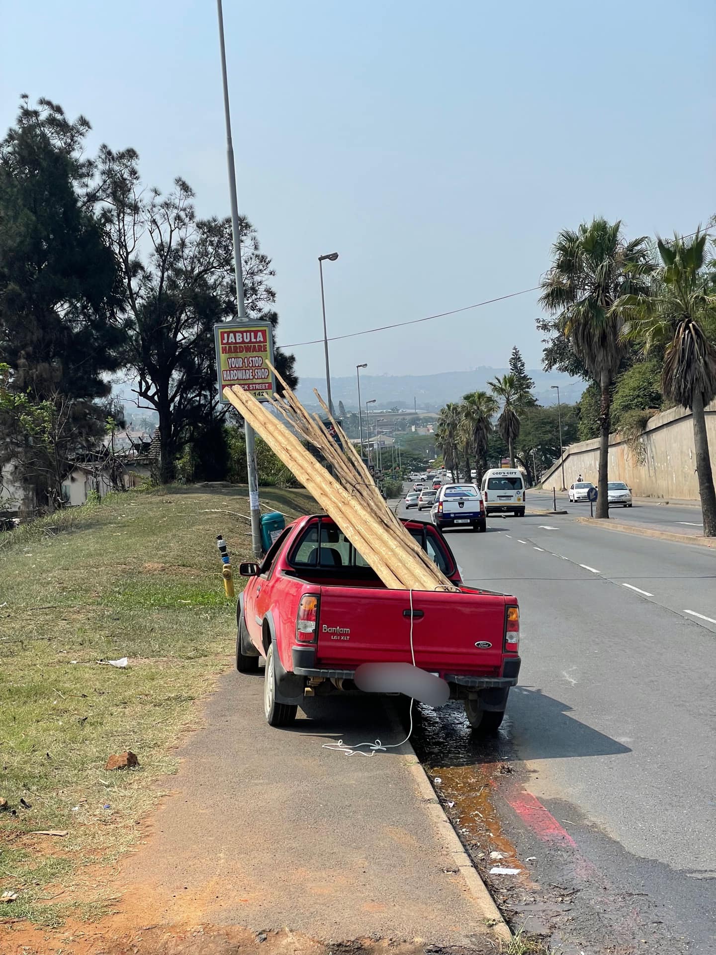 Pedestrian Struck By Wooden Pole: Verulam - KZN