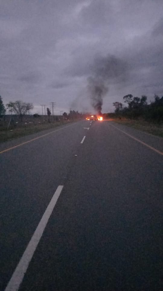 Community protest along the R63 Somerset East and Cookhouse
