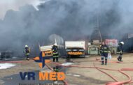 Industrial fire at a transformer manufacturer in Hamilton, Bloemfontein.