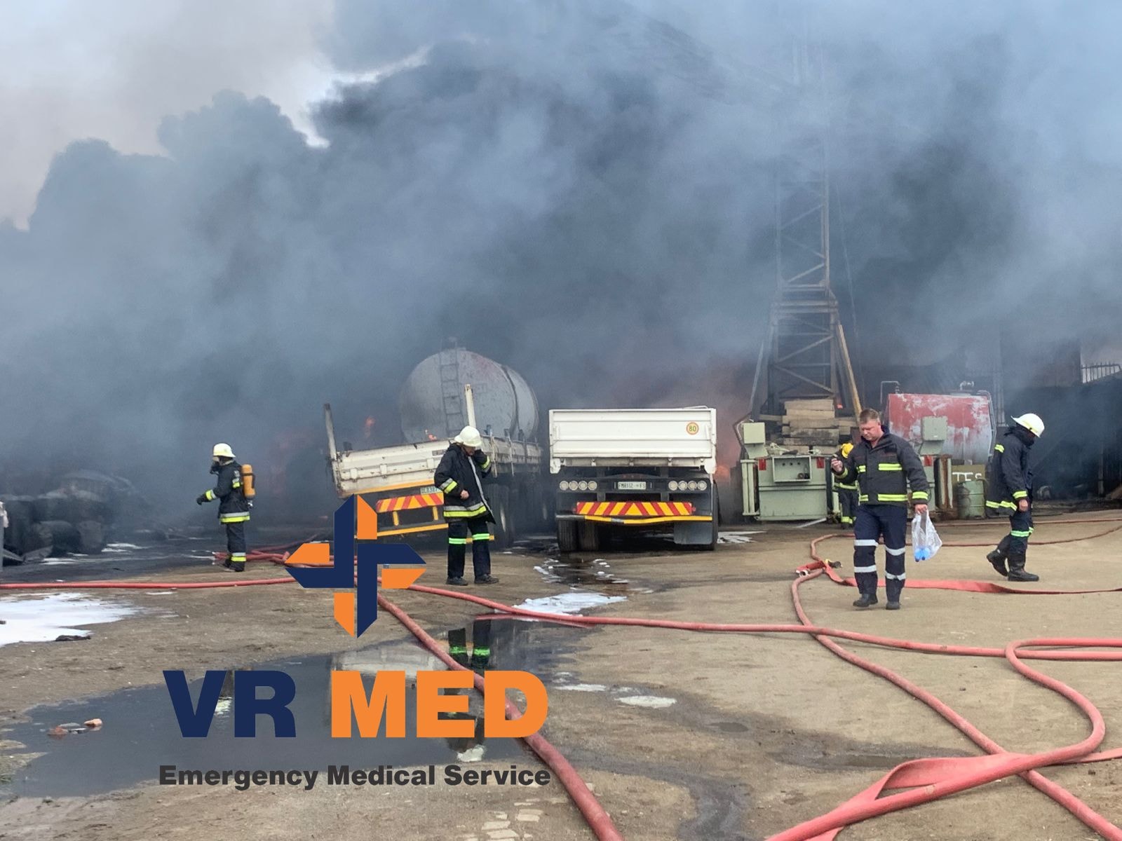 Industrial fire at a transformer manufacturer in Hamilton, Bloemfontein.