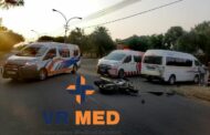 Motorbike collision on Wilcocks road in Bayswater, Bloemfontein