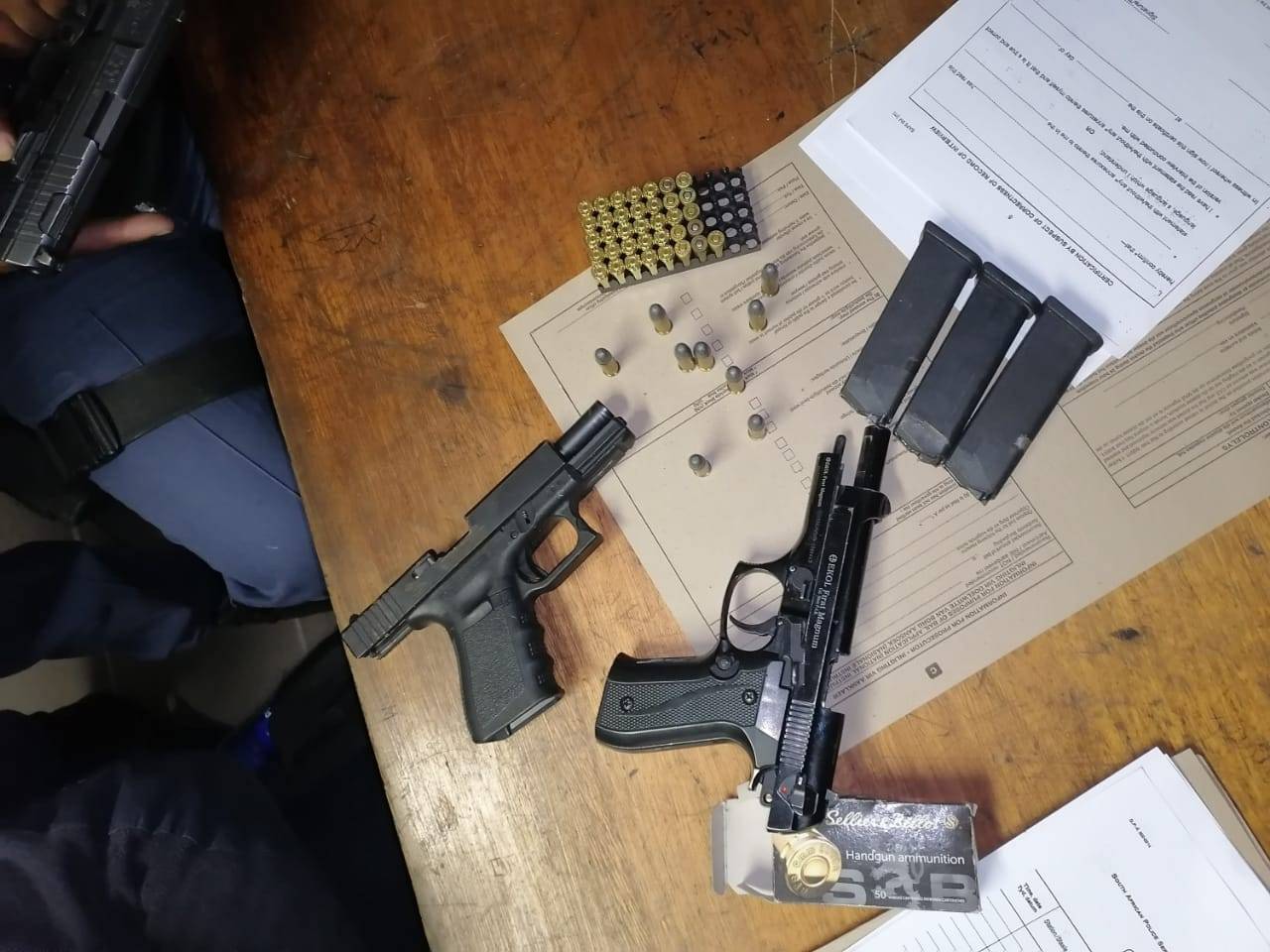 Police operations land suspects behind bars for the illegal possession of firearms