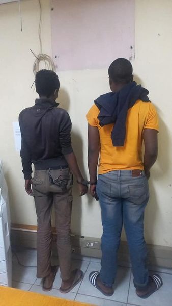 Suspects arrested in possession of a hijacked motor vehicle, a firearm, ammunition and dealing in drugs