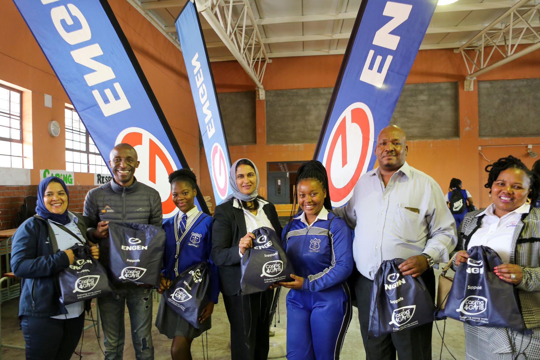 Caring4Girls and Engen visit Khayelitsha schools