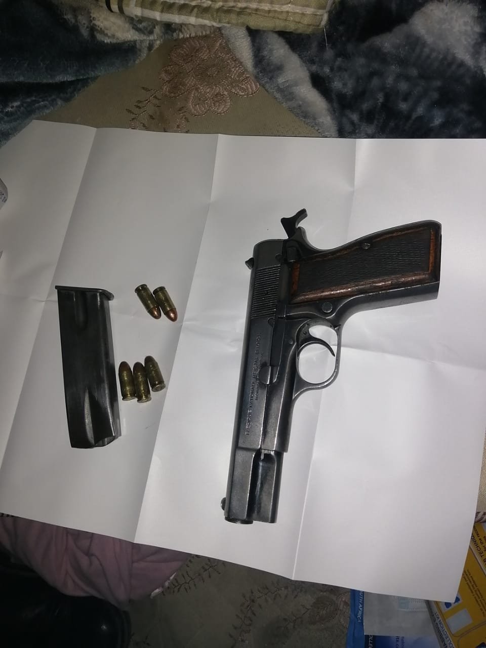 Three arrested for possession of unlicensed firearm and ammunition