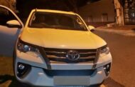 K9 officers recovered a White Toyota Fortuner at Thrush street in Alexandra.