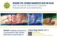 Public warned not to accept stained bank notes