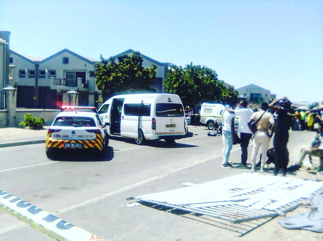 Fatal pedestrian crash on Democracy Way, Joe Slovo