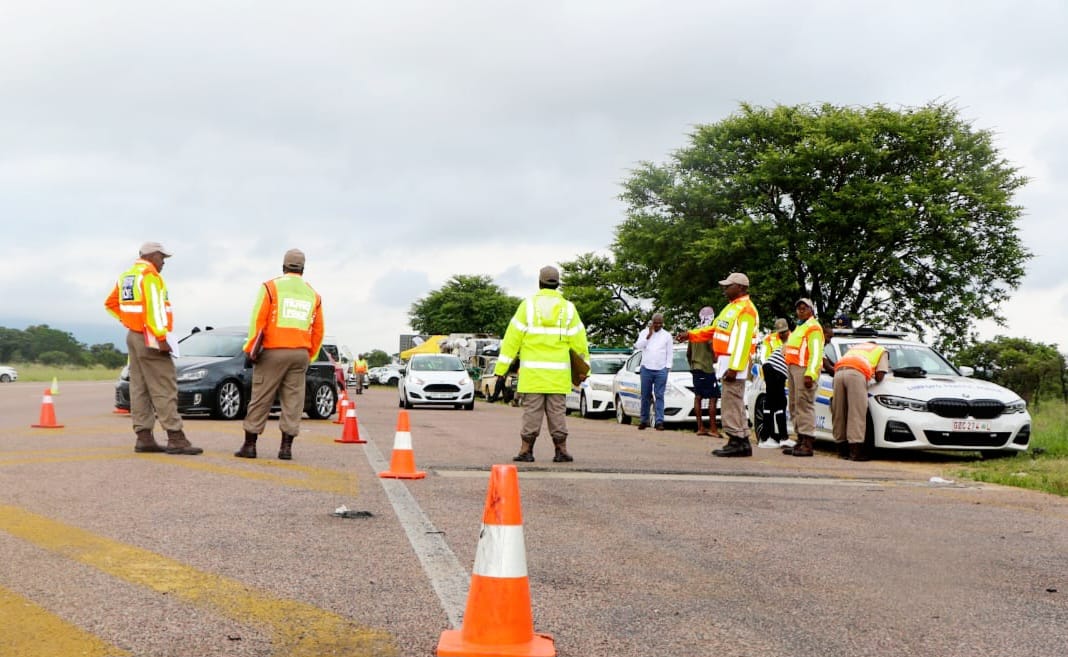 Festive season roadblock conducted at the N1 South, near Landmark Lodge in Capricorn District