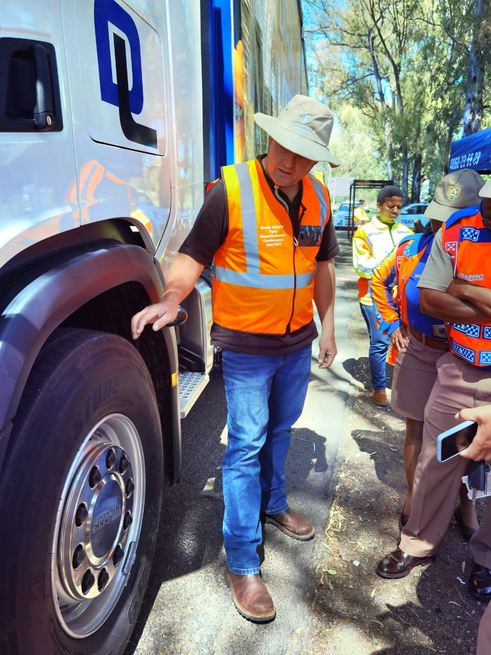 SATMC and Bridgestone train Free State traffic officers in tyre safety