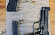 Suspect nabbed shortly after committing business robbery, fireams recovered