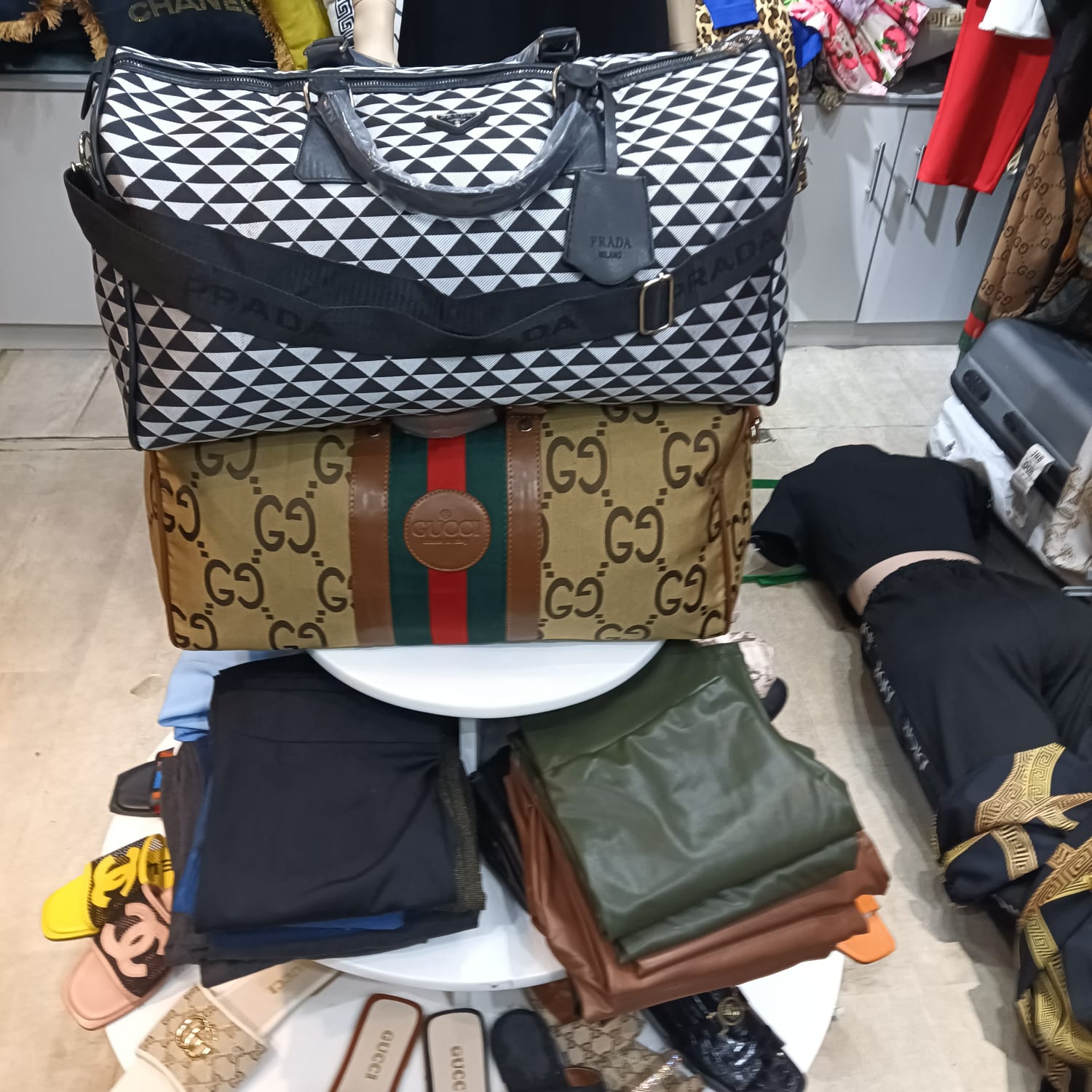 Police seize counterfeit goods worth millions and arrest two suspects