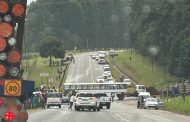 Protests on the R36 between Tzaneen and Duiwelskloof in vicinity of Westfalia