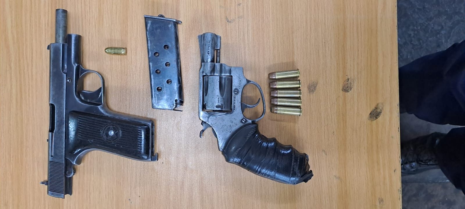 Anti-Gang Unit members detain suspects in Monwabisi and Mitchells Plain