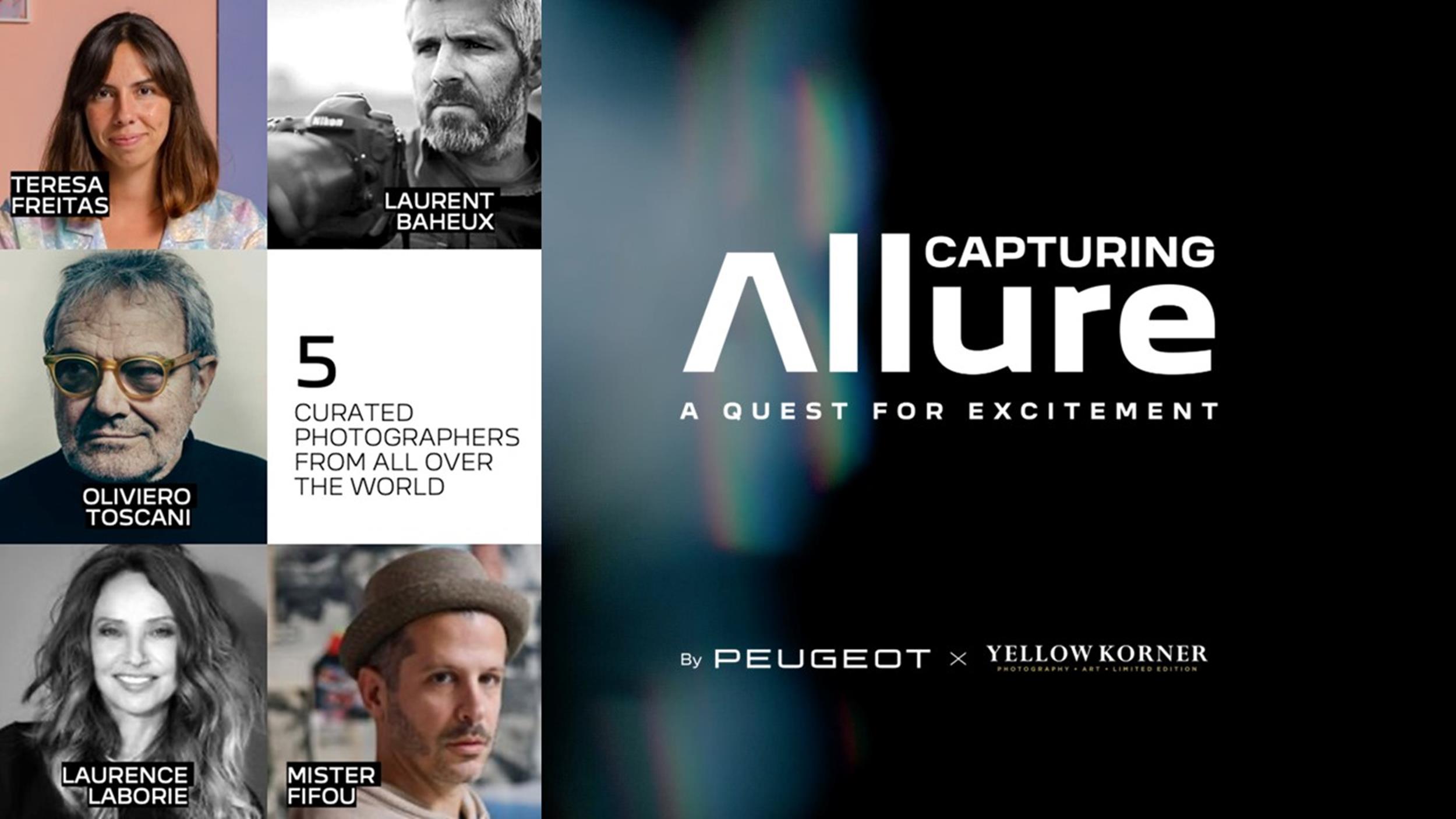 PEUGEOT and YellowKorner set five photographers in quest of Allure