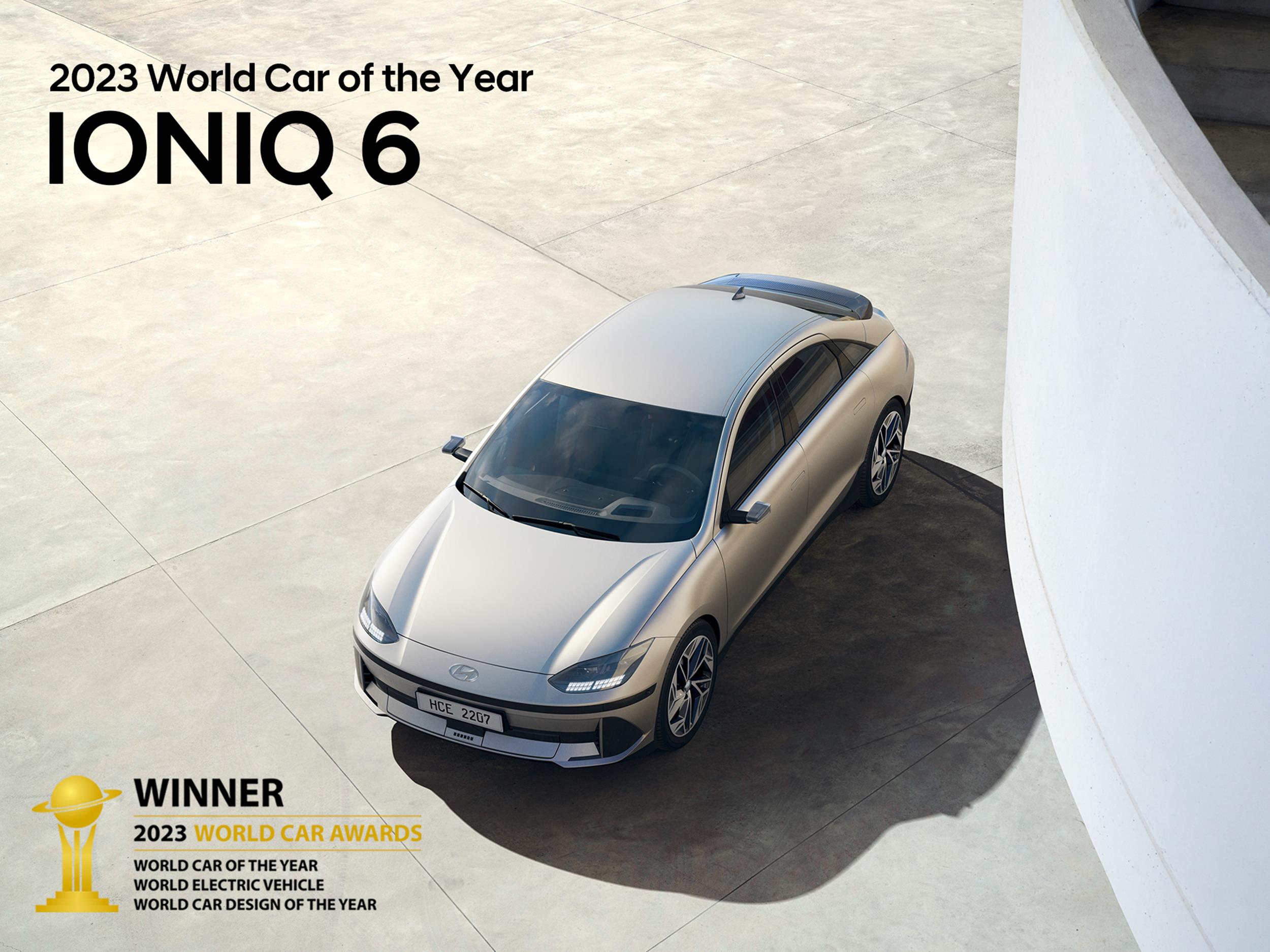 Hyundai's IONIQ 6 wins World Car of Year award