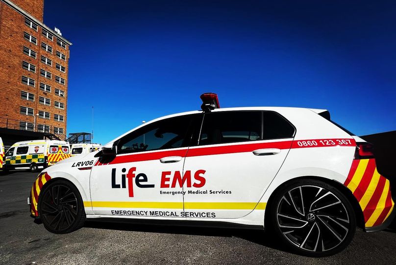 Biker seriously injured in a collision with a car on Tygerbergvalley Road, Richwood