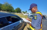 Roadblock on the N12 in Stilfontein near Klerksdorp