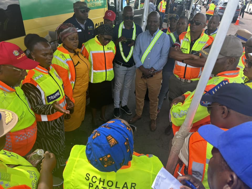 Road safety enforcement and awareness at Kranskop Toll Plaza, Waterberg District