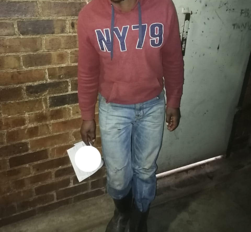 Male suspect arrested for possession of an illegal firearm in Freedom Park