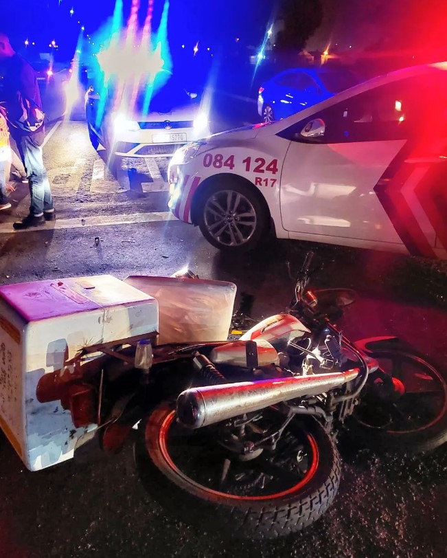 One injured as bike and car collide on Swartklip Road, Mitchells Plain