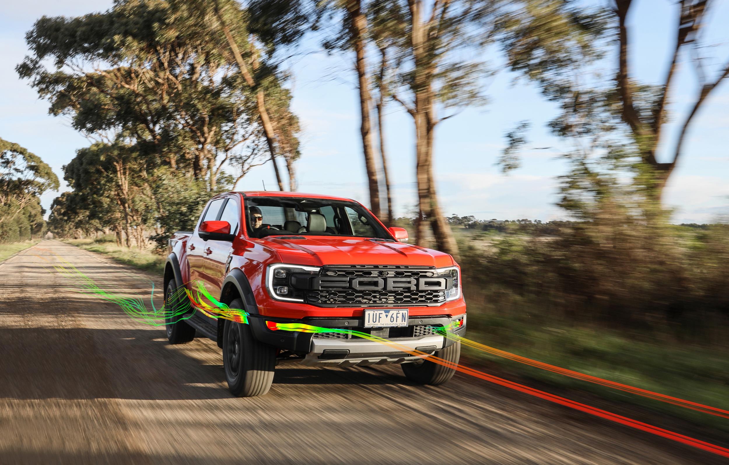 Clever Aerodynamics Borrowed from Mustang Sportscar Helps Ford Ranger Raptor Slice Through the Air