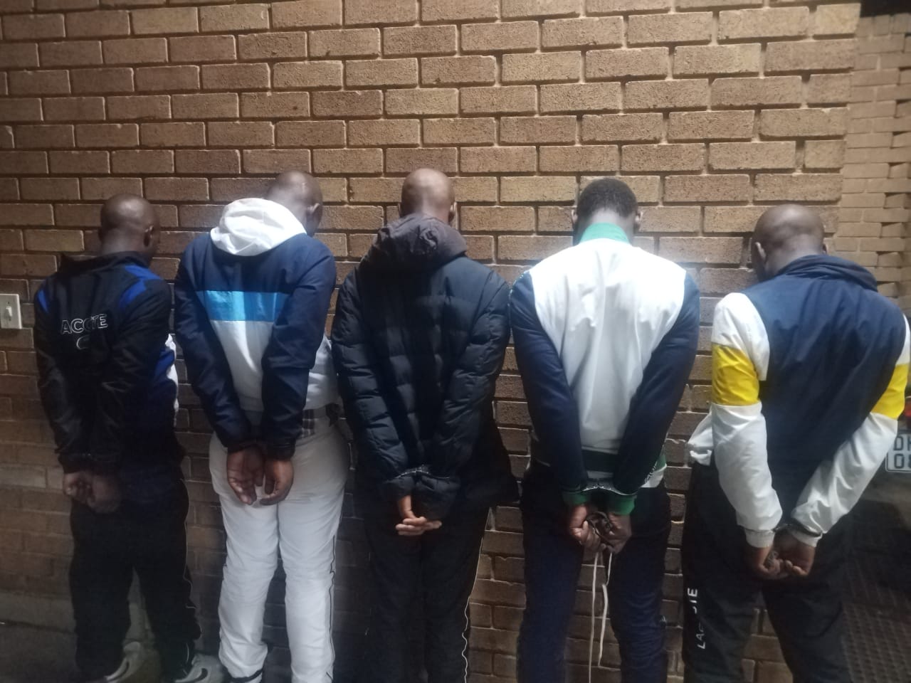 Police make a remarkable breakthrough in arresting five suspects who allegedly committed business robbery at jewellery store in Savanna Mall