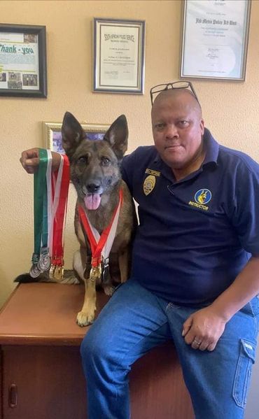 JMPD K9 instructor and his dog rewarded for excellence
