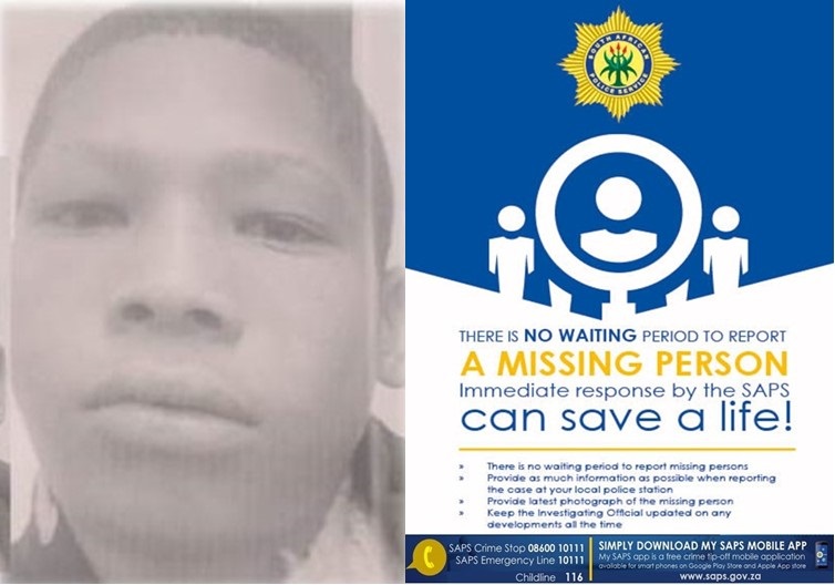 Missing Clive Anthony Carolus sought by Vredenburg FCS Unit