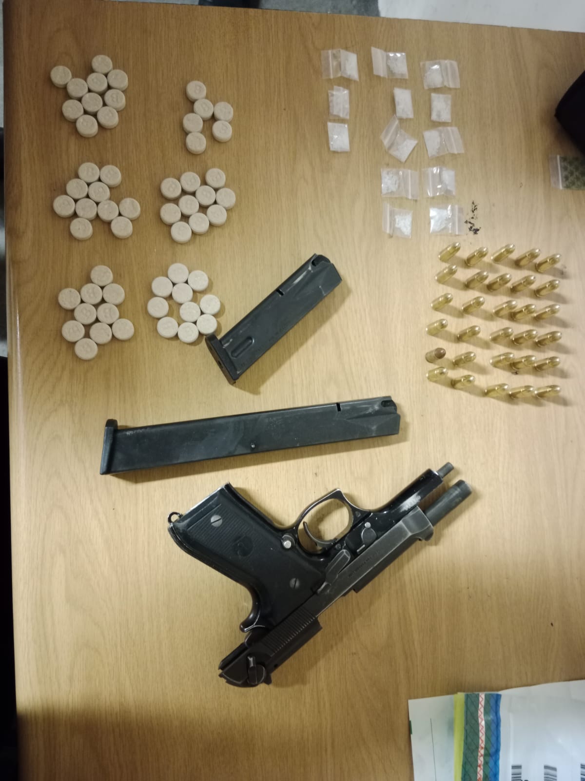 Crime prevention operation leads to discovery of firearms, ammunition and drugs