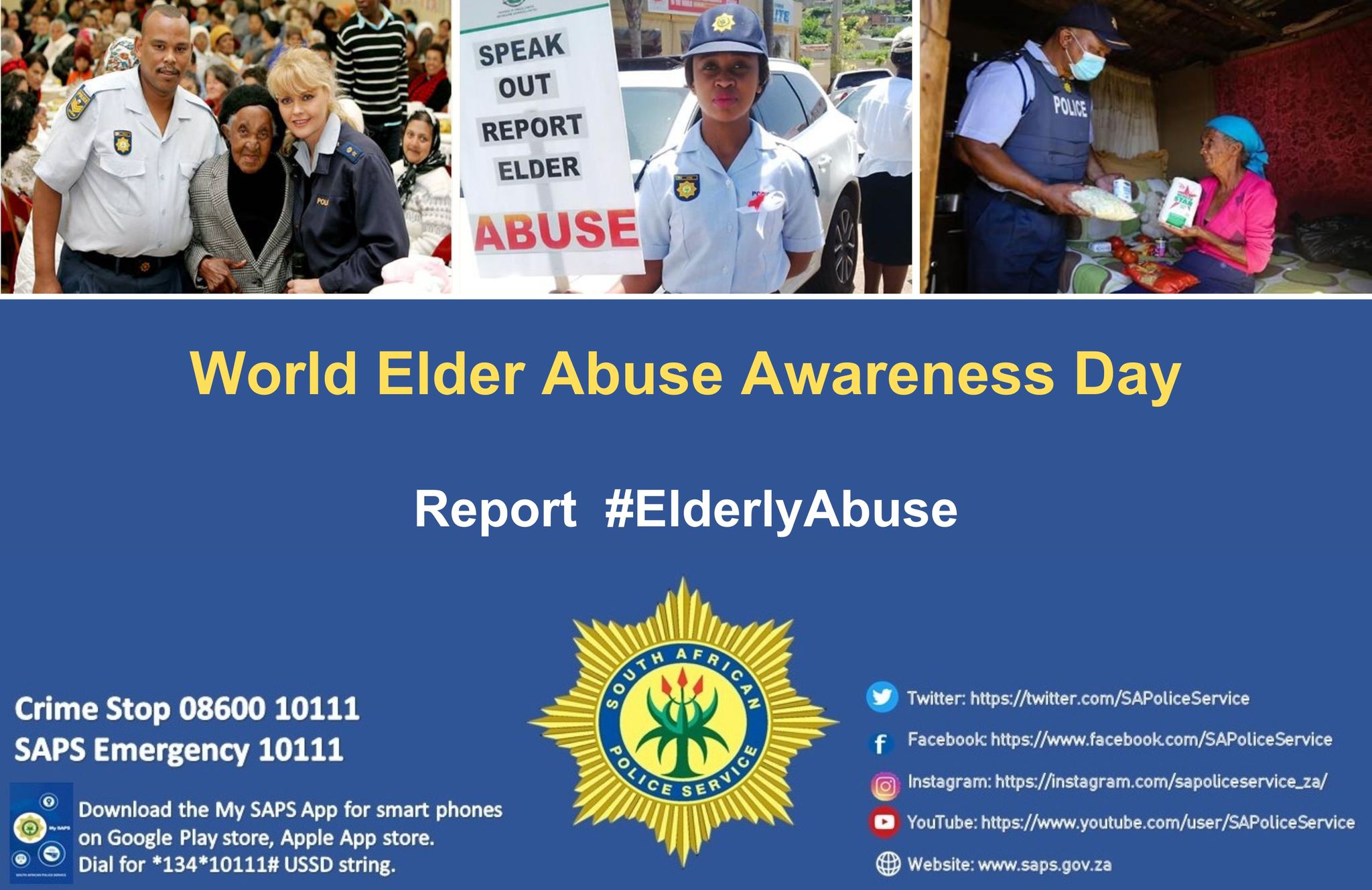 Today is World Elder Abuse Awareness Day
