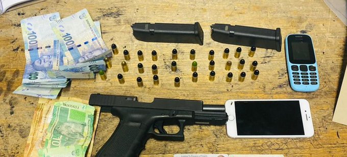 Two suspects arrested for extortion and pointing of a firearm in Gugulethu