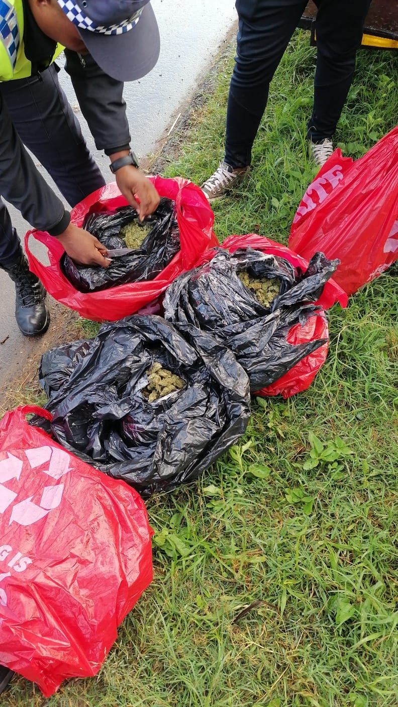 Dagga seized near the Bisasar Landfill Site in Springfield, Durban