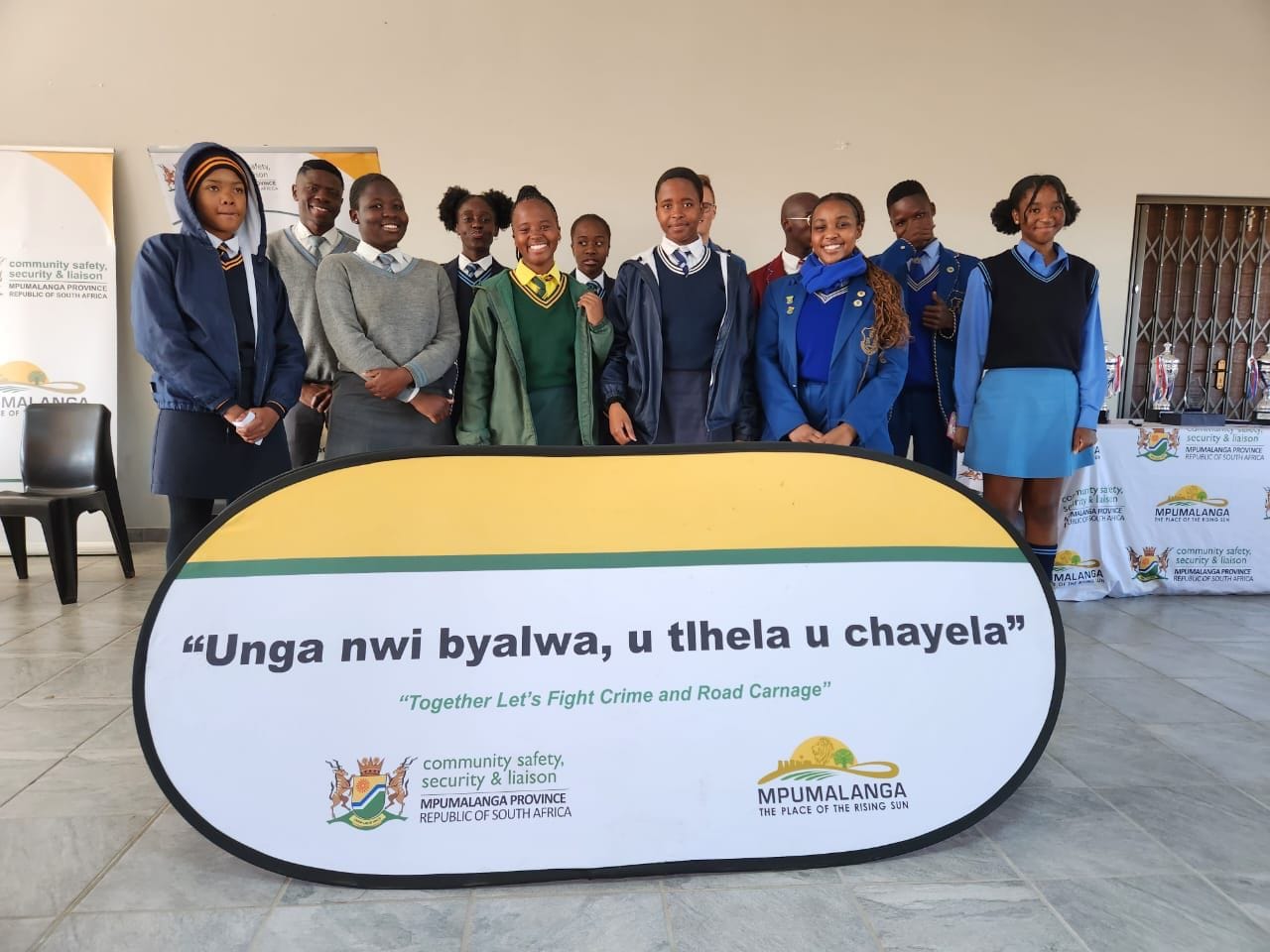 Road Safety School Debates in Middleburg in Steve Tshwete Local Municipality