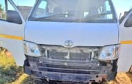 Hijacked vehicle recovered at an informal settlement in Lawley