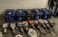 Police apprehend two illegal miners, they also confiscated five generators and other items