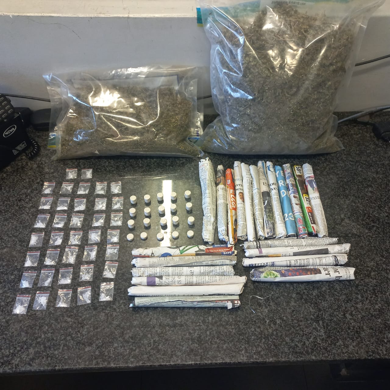 Standerton police are hard at work in making sure the area is drug free