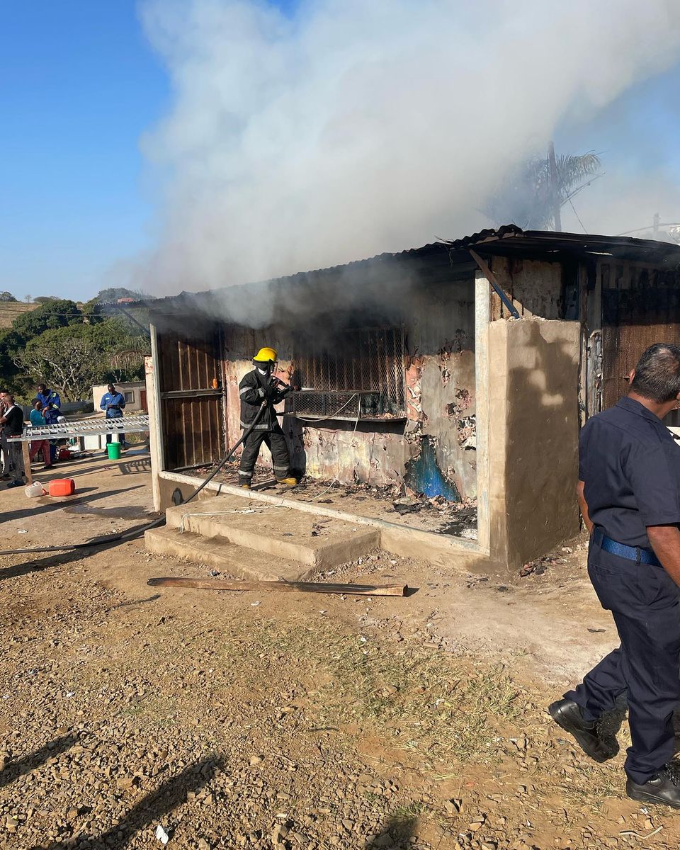 Somalian National escapes burning business in Hazelmere