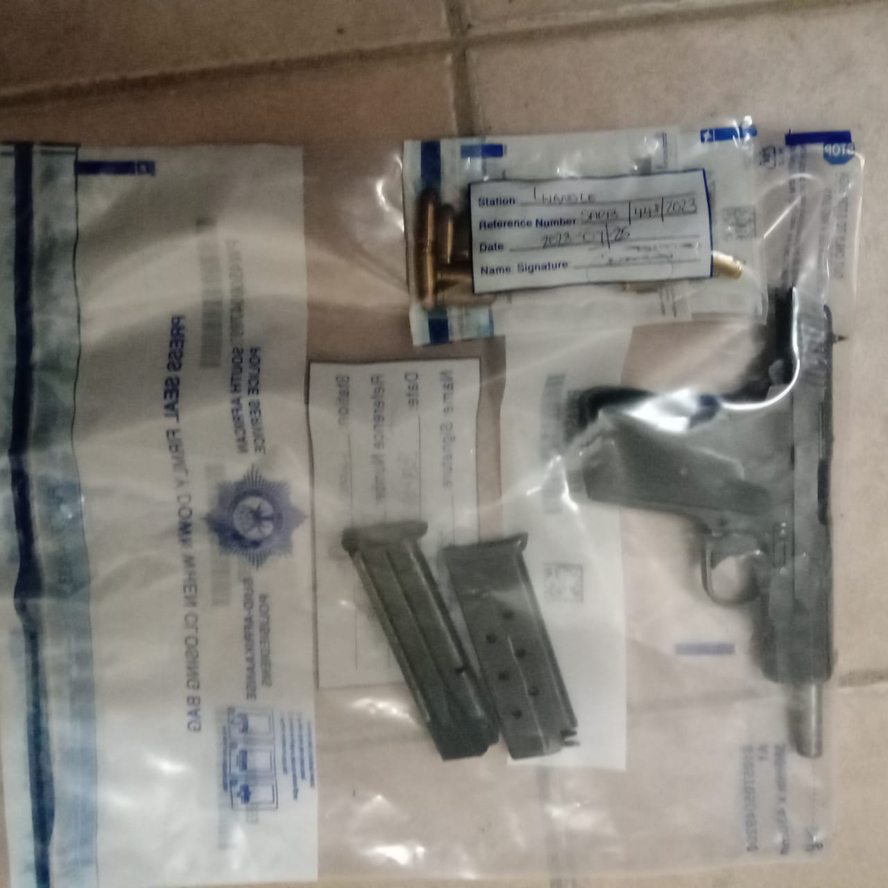 Suspects to appear in court for possession of unlicensed firearms