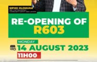 MEC Hlomuka to re-open R603 Mbumbulu Road as he marks one year in office