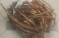 Suspect in custody for possession of stolen copper cable