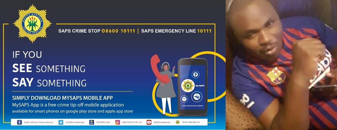 SAPS Vehicle Investigation Unit requests public assistance in tracing a person of interest