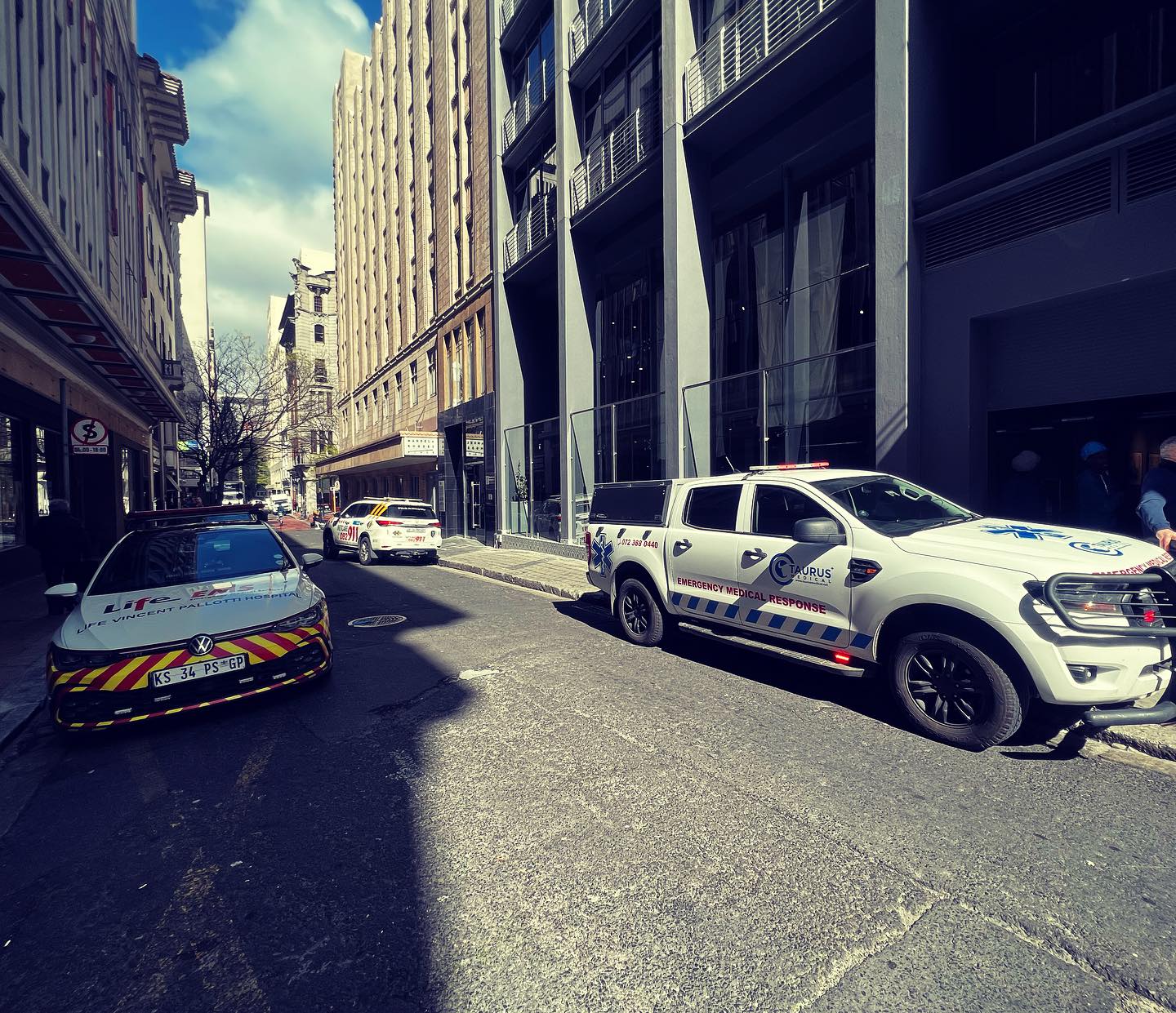 One seriously injured after falling from a height in Cape Town CBD