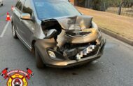 One injured in a two-vehicle collision in Roodepoort