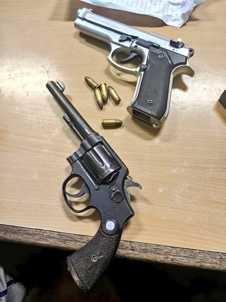 Two arrested for possession of firearms and stolen goods in Johannesburg