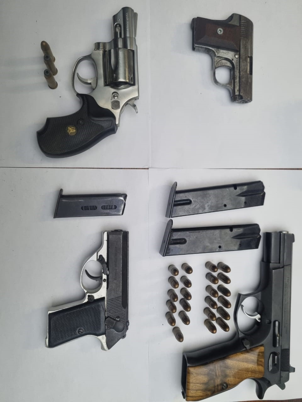 Anti-Gang Unit recovers four firearms and ammunition