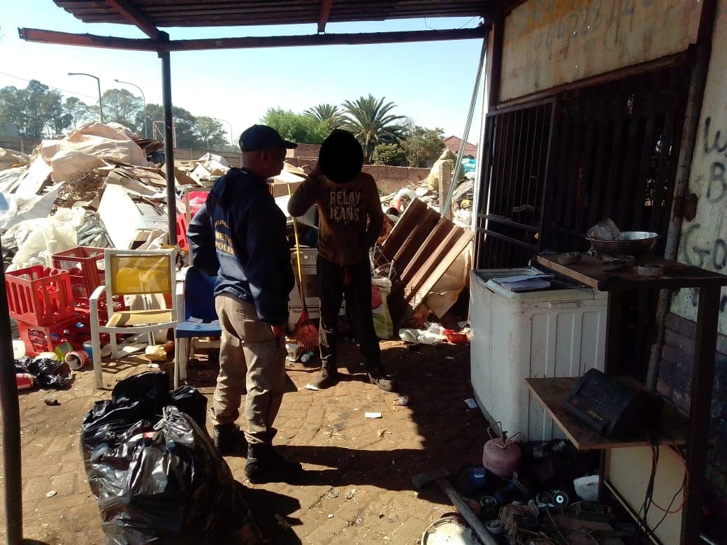 The EMPD conducts by-laws enforcement operations in the Crystal Park, Putfontein, and Clovedene areas