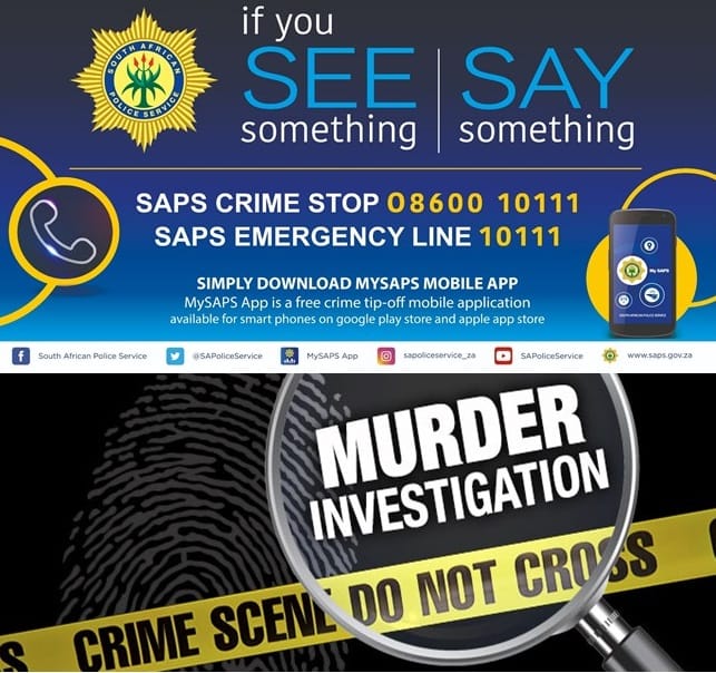Navalsig police launch hunt for double murder suspects in Ryk Tulbach Street
