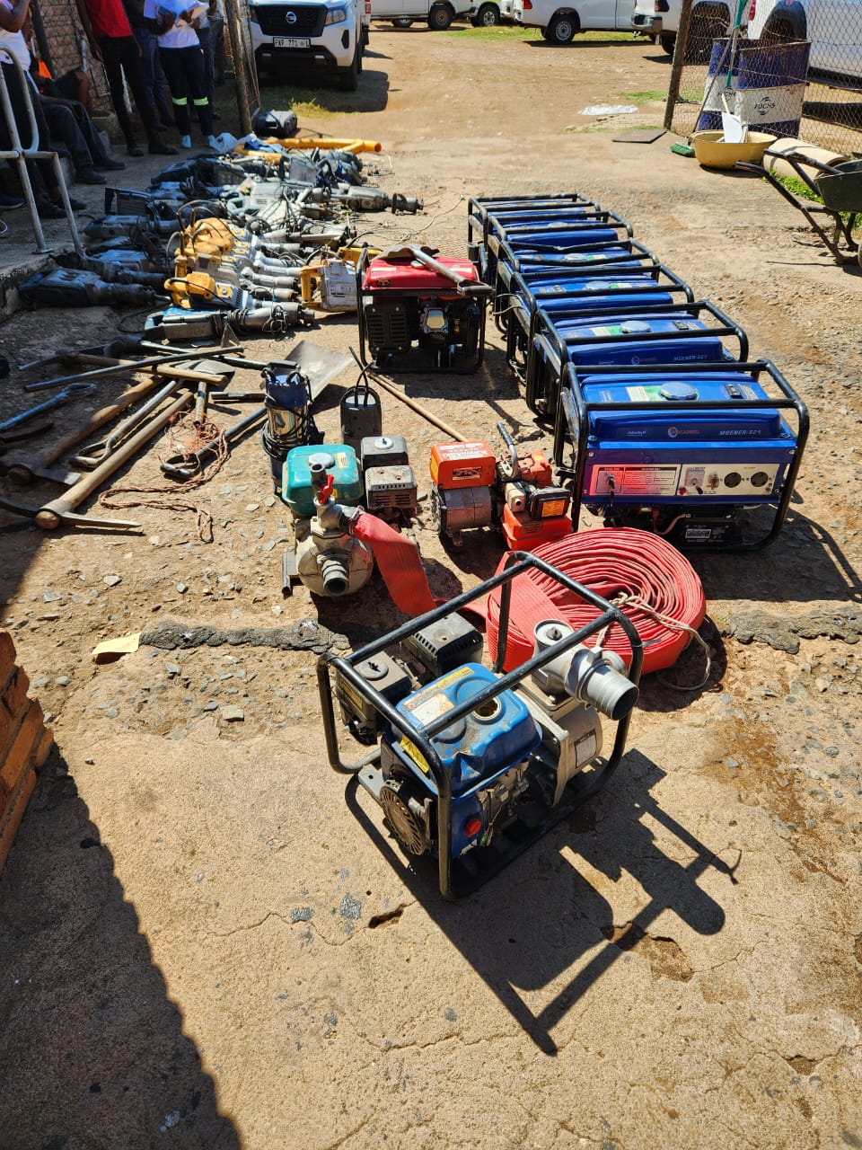 Hawks continue disrupting illegal mining activities and seize valuable mining equipment