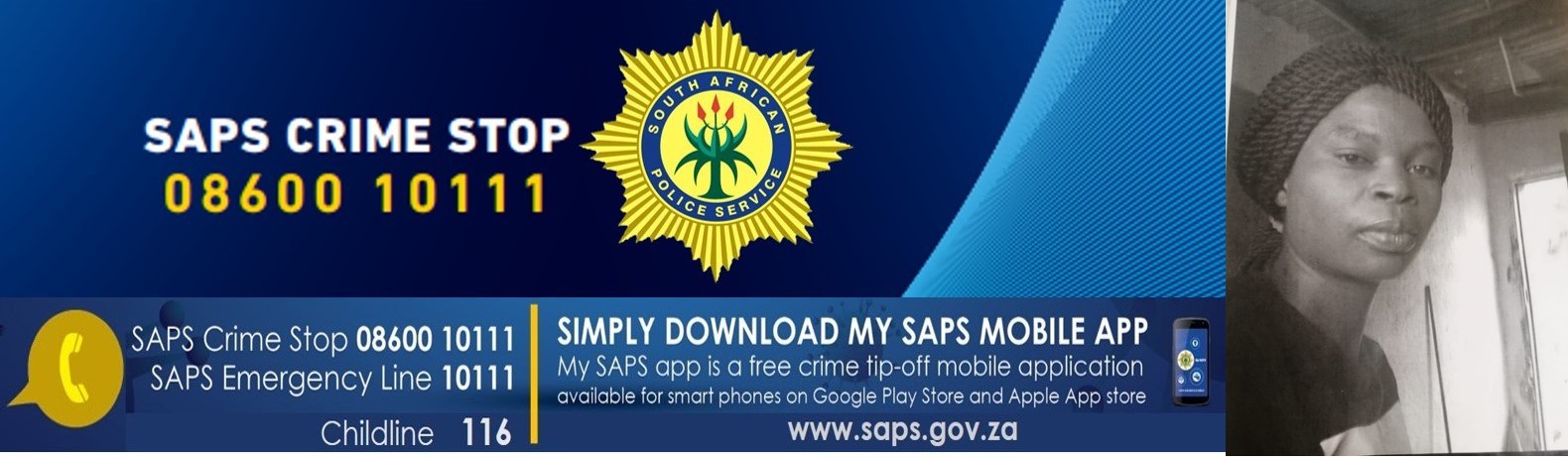 Information sought by Groblersdal Police to locate a wanted female suspect for alleged conspiracy to commit murder